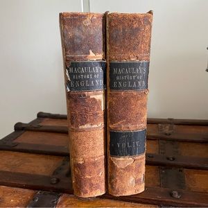 MACAULAYS history of England 1856 Vintage antique hardback books